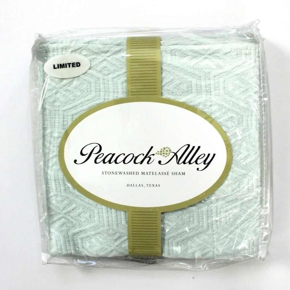 Peacock Alley One Stonewash Matelasse Cotton Sham